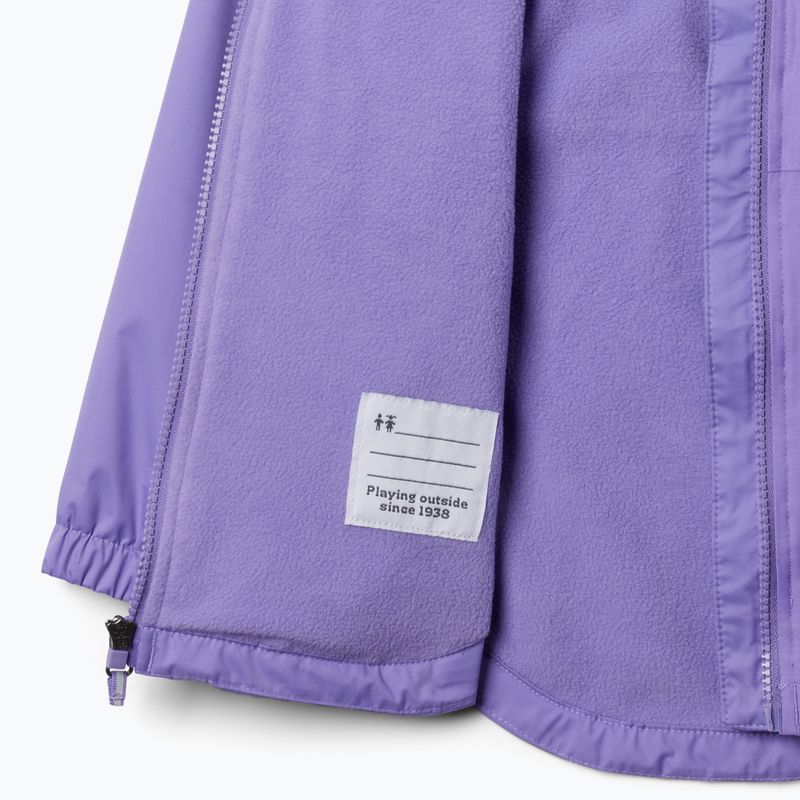 Детско яке за дъжд Columbia Rainy Trails II Fleece paisley purple 3