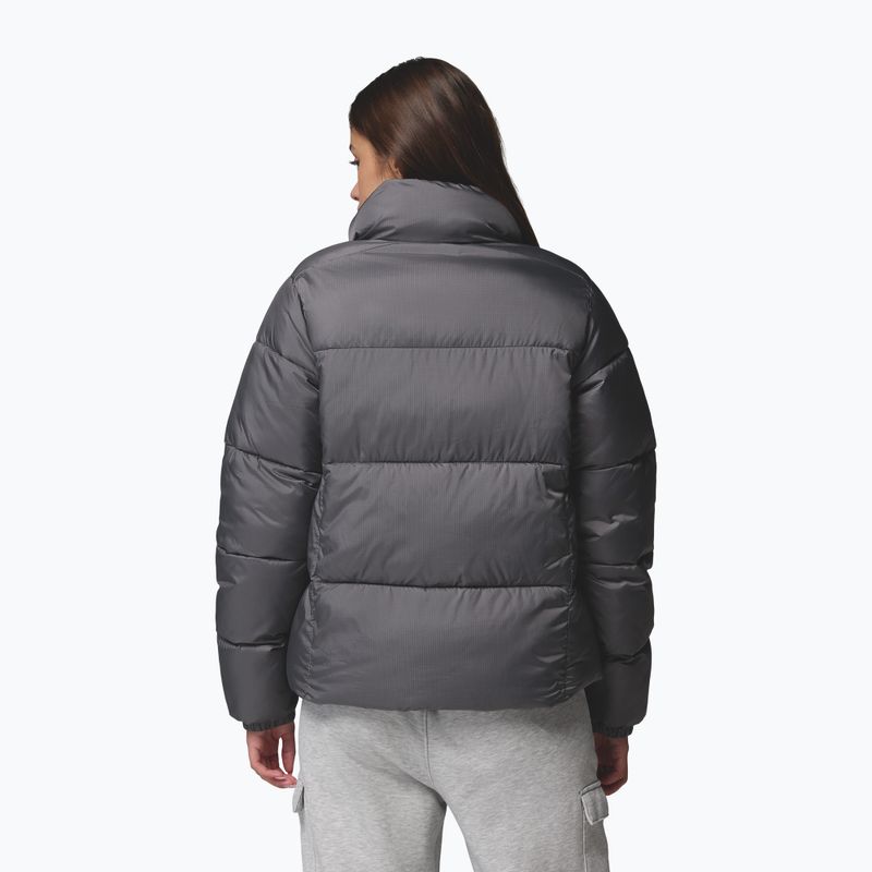 Дамско ватирано яке Columbia Puffect II Full Zip city grey 3