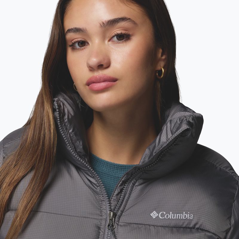 Дамско ватирано яке Columbia Puffect II Full Zip city grey 6