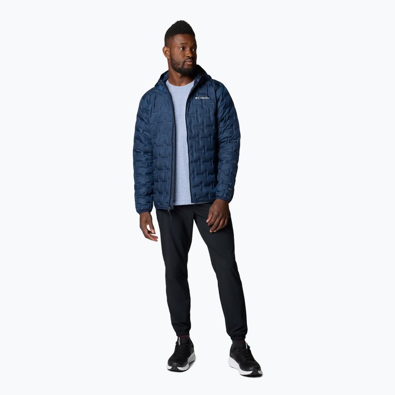 Мъжко пухено яке Columbia Delta Ridge II Down Hooded collegiate navy 2