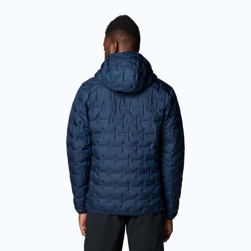 Мъжко пухено яке Columbia Delta Ridge II Down Hooded collegiate navy 3