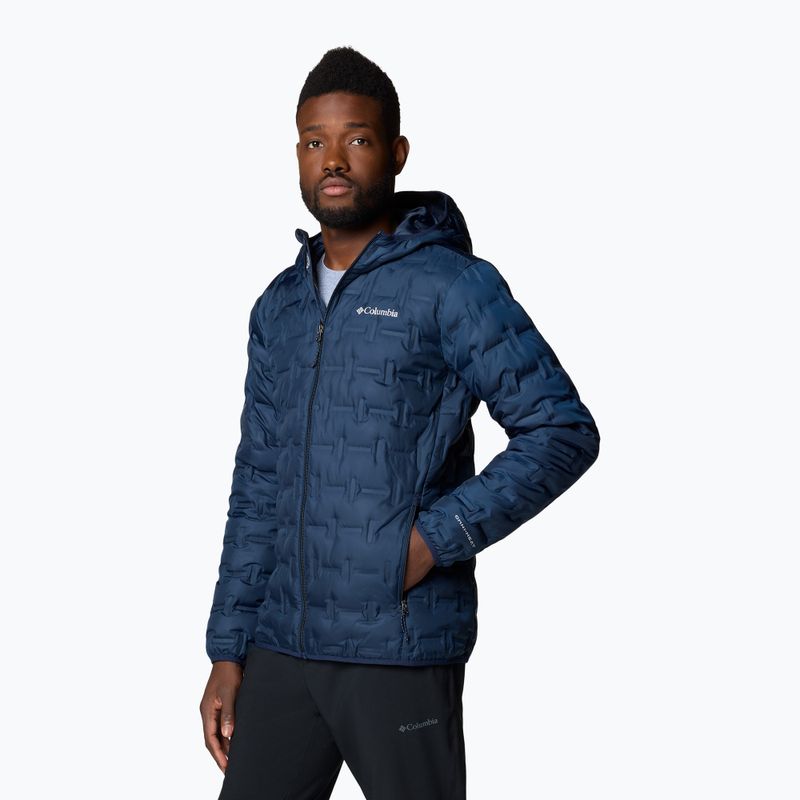 Мъжко пухено яке Columbia Delta Ridge II Down Hooded collegiate navy 4
