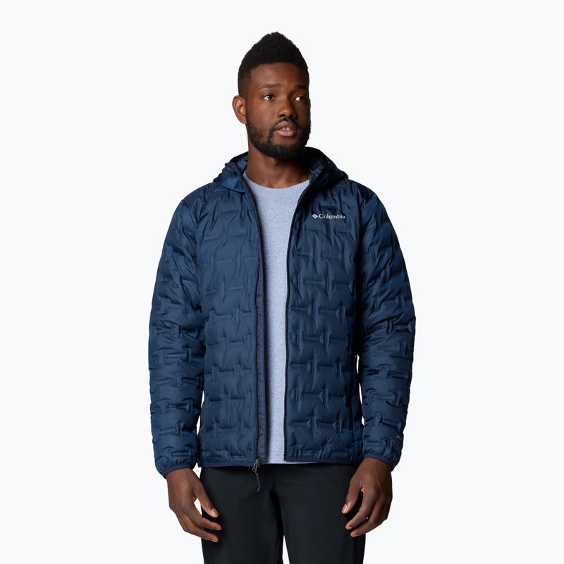 Мъжко пухено яке Columbia Delta Ridge II Down Hooded collegiate navy 5