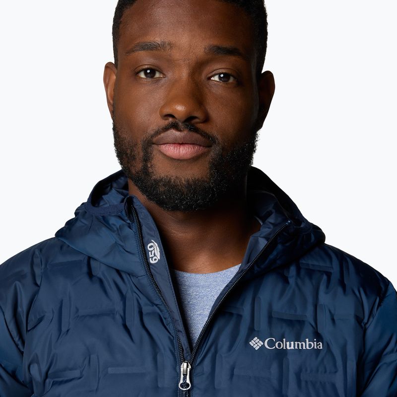 Мъжко пухено яке Columbia Delta Ridge II Down Hooded collegiate navy 6