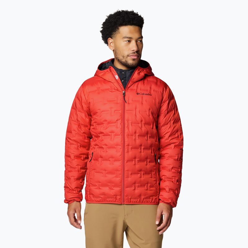 Мъжко пухено яке Columbia Delta Ridge II Down Hooded sail red