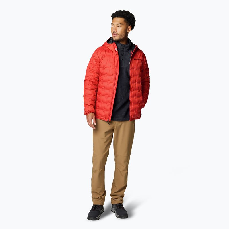 Мъжко пухено яке Columbia Delta Ridge II Down Hooded sail red 2