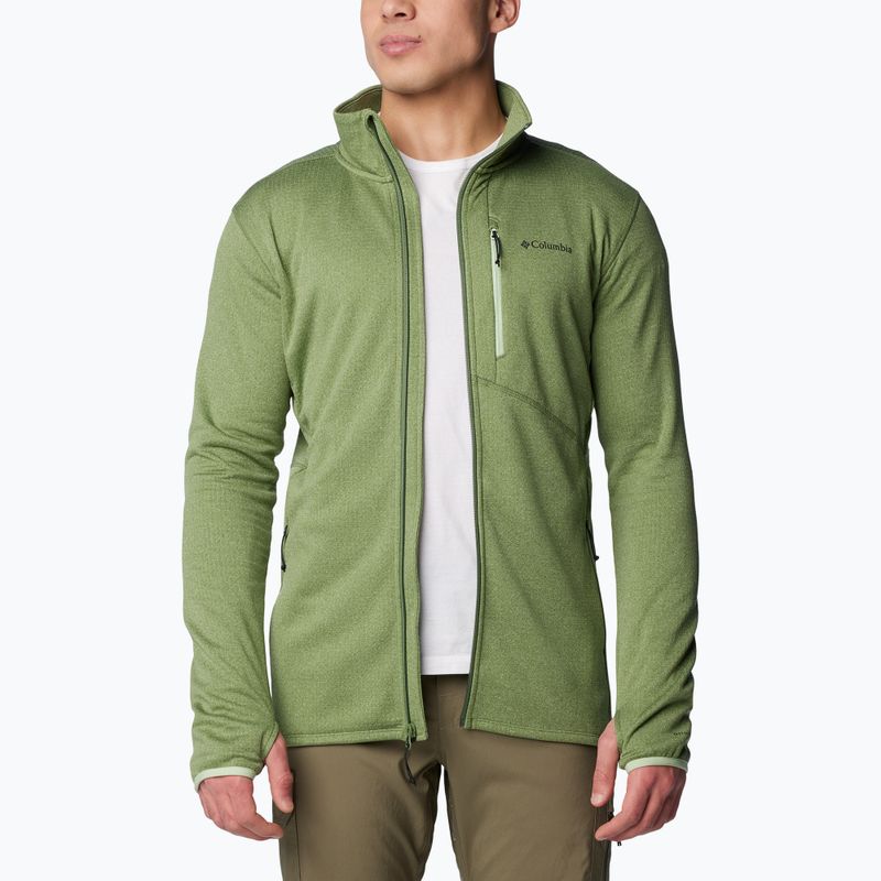 Мъжка трекинг блуза Columbia Park View Fleece FZ canteen heather 5