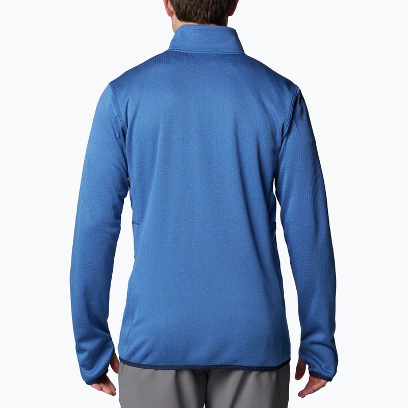 Мъжка трекинг блуза Columbia Park View Fleece FZ mountain blue 2