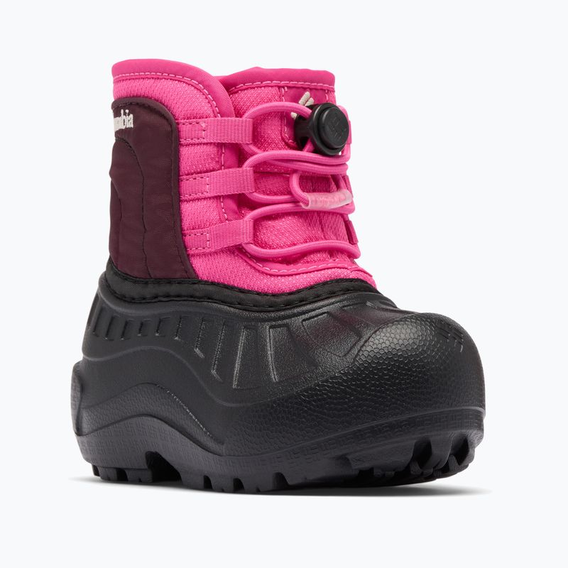 Детски ботуши за сняг Columbia Powderbug Snowlite Lace pink ice/ moonvista 8