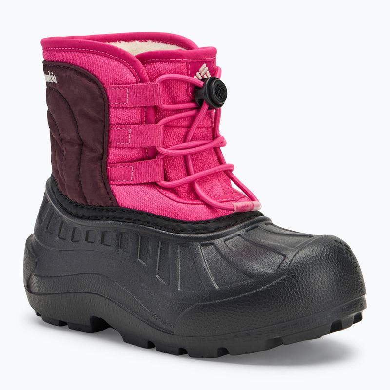 Детски ботуши за сняг Columbia Powderbug Snowlite Lace pink ice/ moonvista