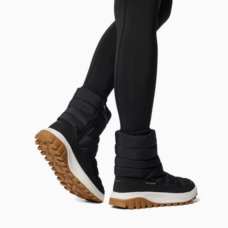 Дамски зимни ботуши Columbia Snowtrot Mid black/sea salt 11