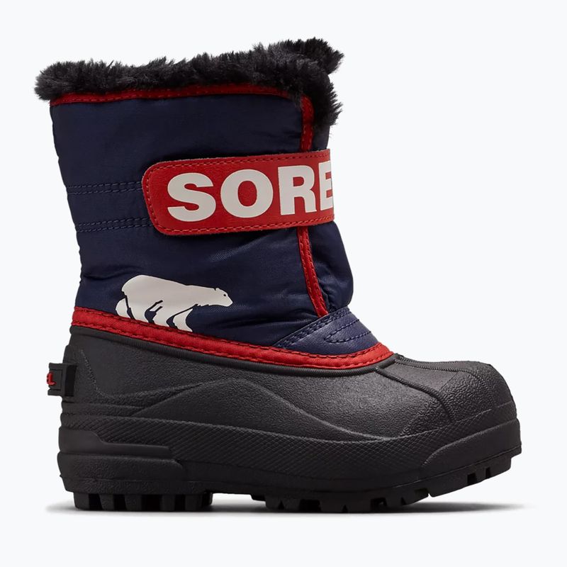 Детски ботуши за сняг  Sorel Childrens Snow Commander nocturnal/sail red 9