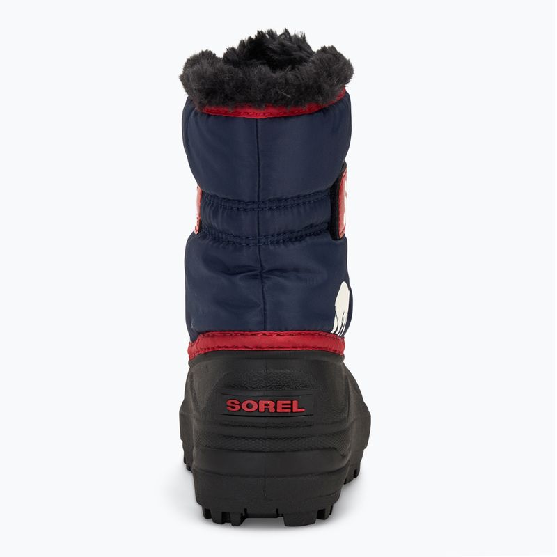 Детски ботуши за сняг  Sorel Childrens Snow Commander nocturnal/sail red 6