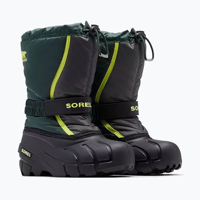 Детски ботуши за сняг Sorel Youth Flurry spruce/grill 9