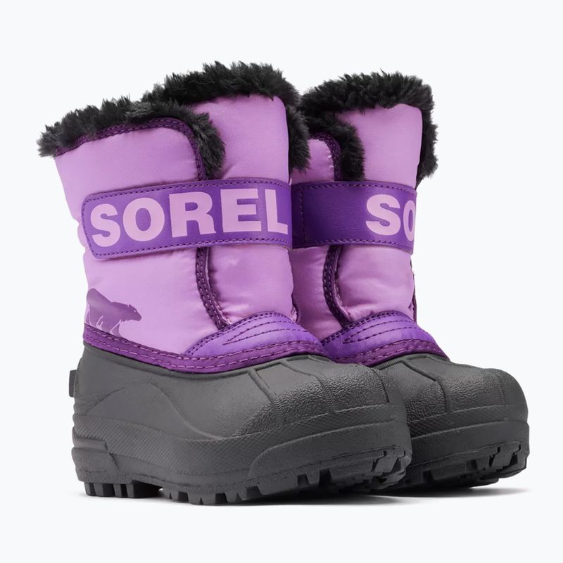 Детски ботуши за сняг Sorel Snow Commander gumdrop/purple violet 8