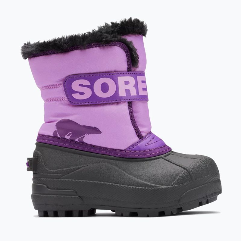 Детски ботуши за сняг Sorel Snow Commander gumdrop/purple violet 9