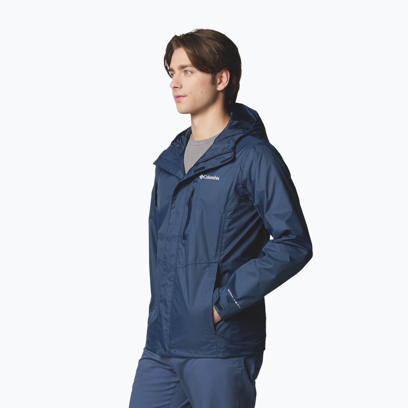 Мъжко яке за дъжд Columbia Pouring Adventure III, collegiate navy 5
