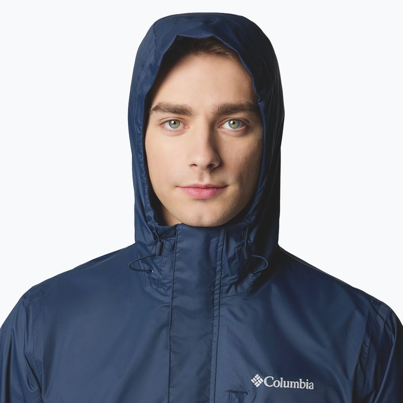Мъжко яке за дъжд Columbia Pouring Adventure III, collegiate navy 6