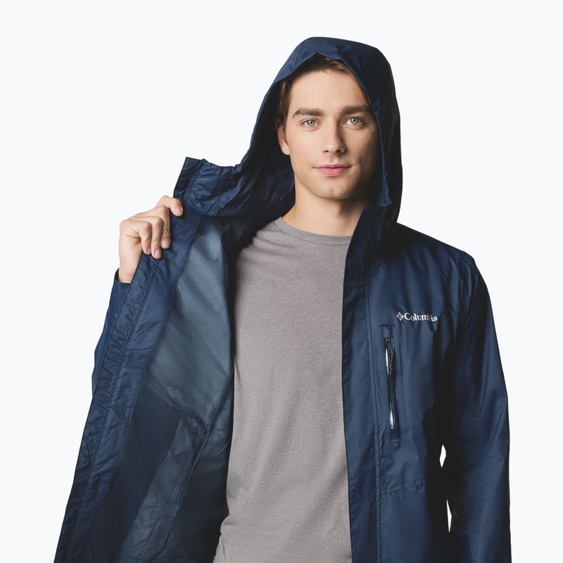Мъжко яке за дъжд Columbia Pouring Adventure III, collegiate navy 7