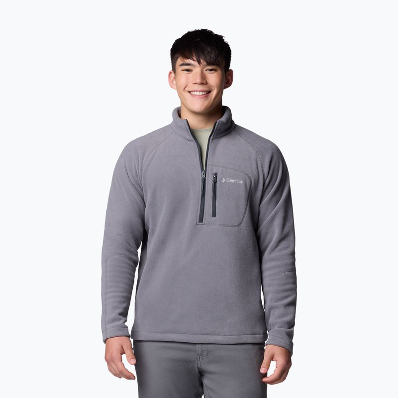 Мъжки суичър Columbia Fast Trek III city grey/shark
