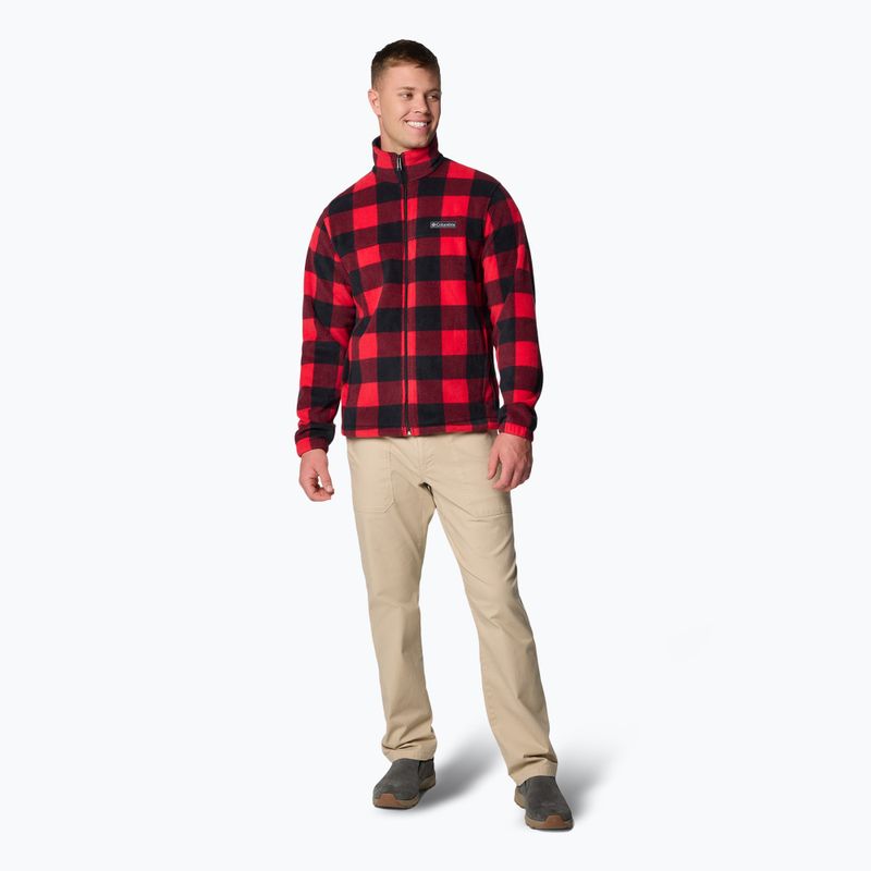 Мъжки поларен суитшърт Columbia Steens Mountain mountain red check print 2