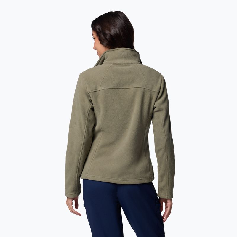 Дамски поларен суитшърт Columbia Fast Trek II stone green 2