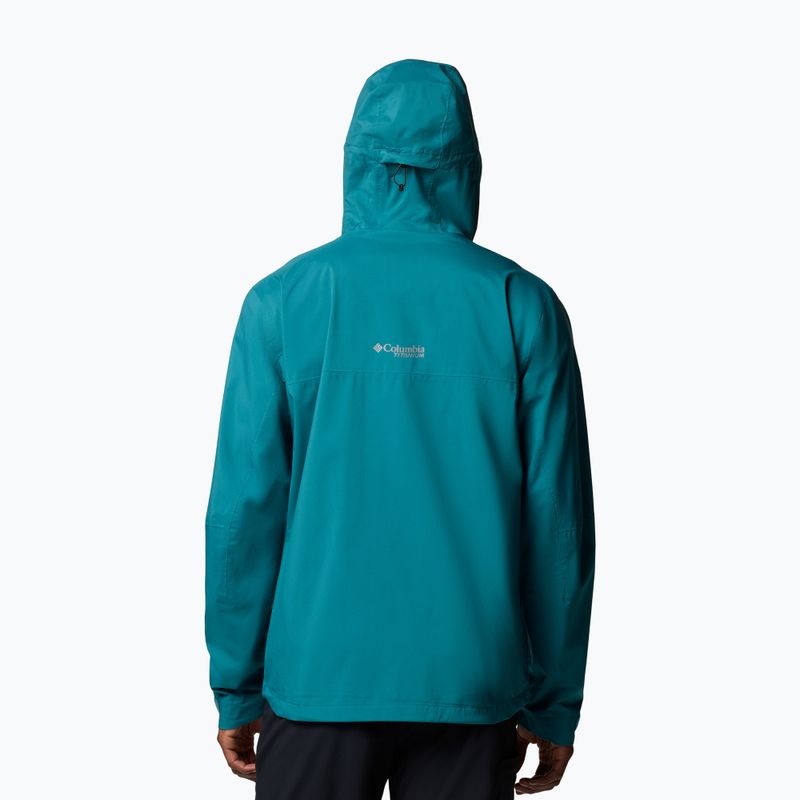 Дъждобран Columbia Ampli-Dry II Shell river blue за мъже 3