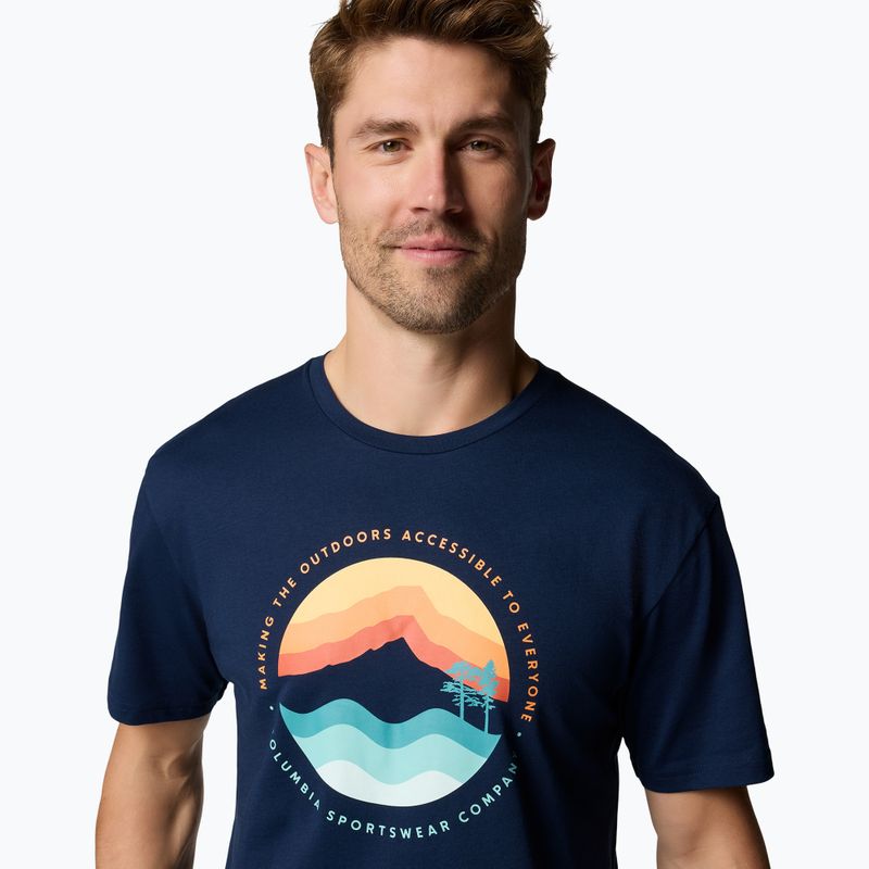 Мъжка тениска Columbia Path Lake Men's Graphic Tee II collegiate navy 5