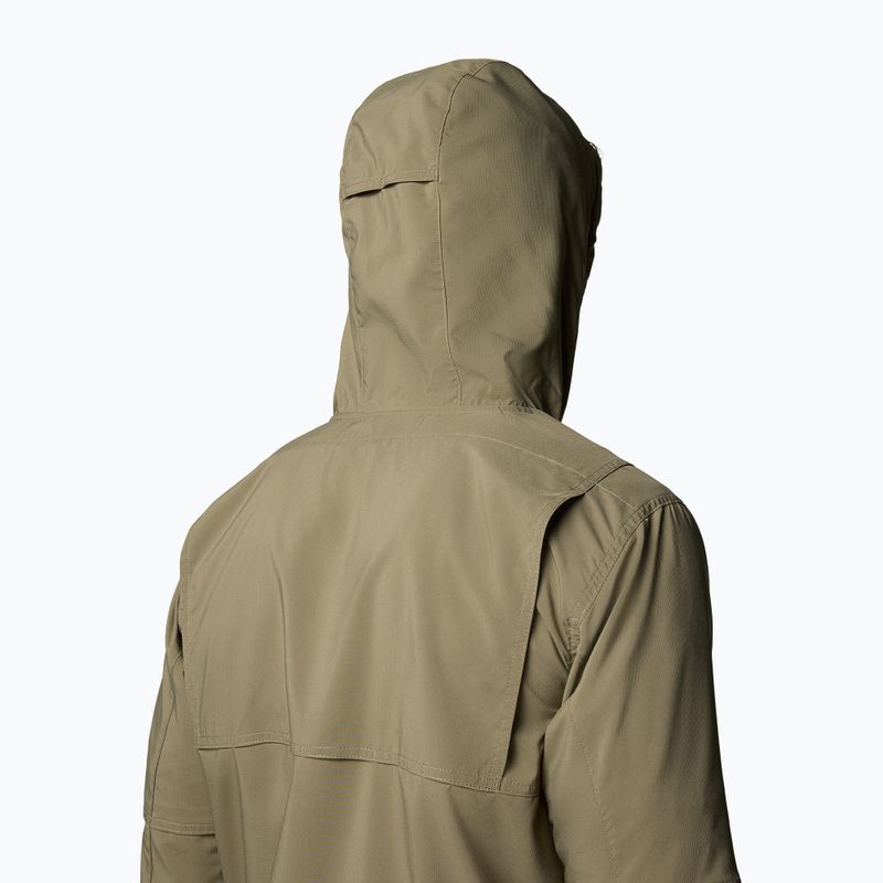 Columbia Skien Valley Hooded stone green мъжки потник за трекинг 7