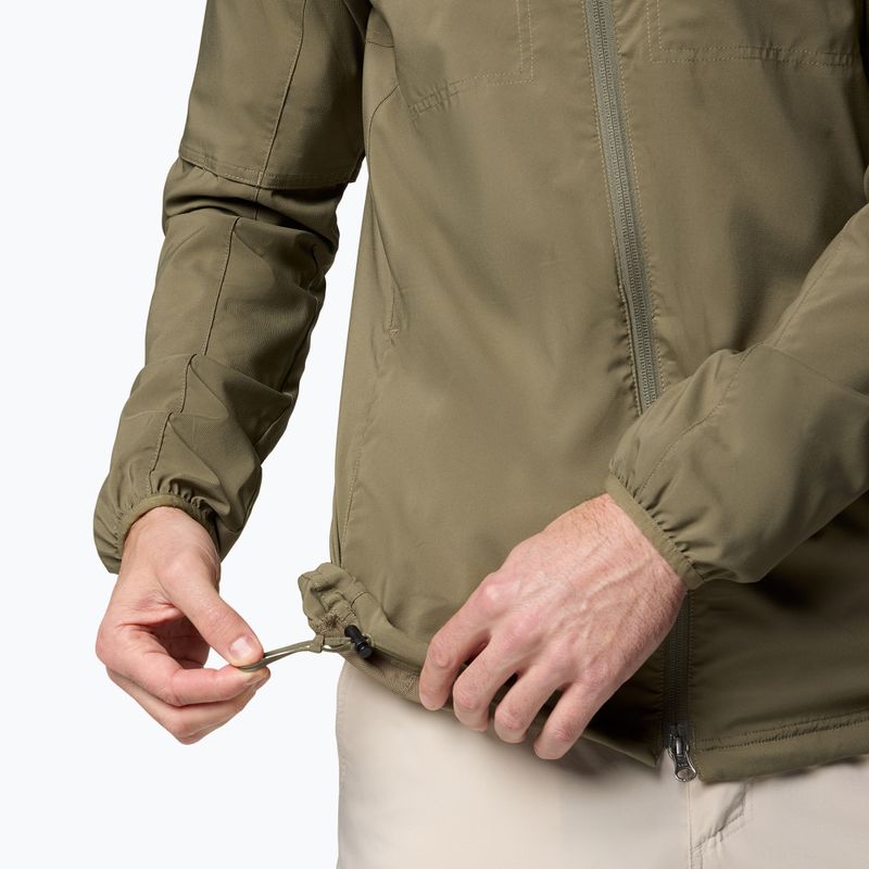 Columbia Skien Valley Hooded stone green мъжки потник за трекинг 9