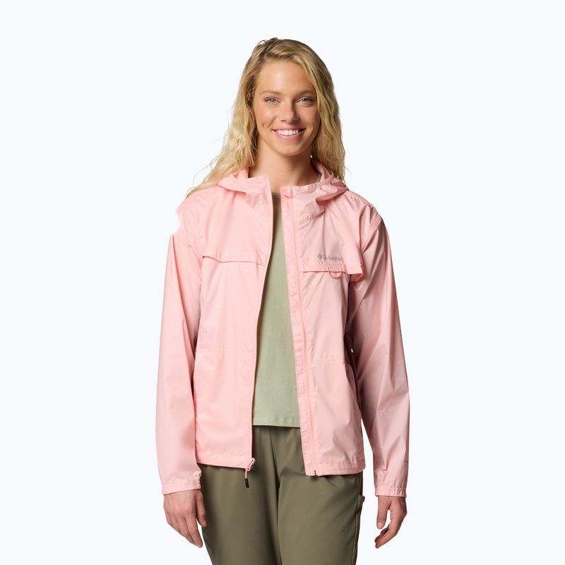 Columbia Crested Canyon Windbreaker дамско яке pink sand/fig 4