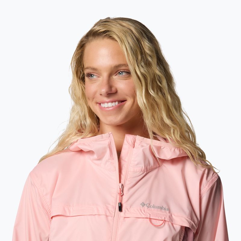 Columbia Crested Canyon Windbreaker дамско яке pink sand/fig 5