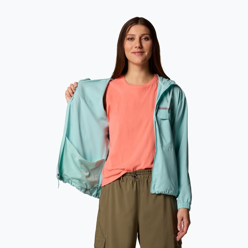 Дамски трекинг суитшърт Columbia Skien Valley Hooded spray 5