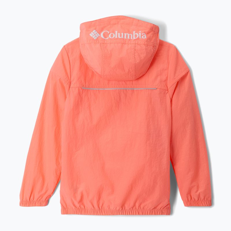 Детско яке Columbia Challenger II Windbreaker hot coral 2
