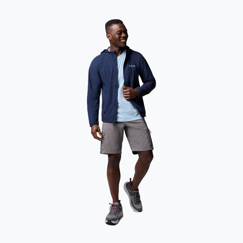 Мъжко софтшел яке Columbia Heather Canyon collegiate navy 2