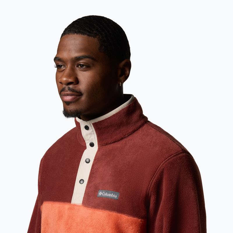 Мъжки суитшърт Steens Mountain Half Snap tuscan/spice на Columbia 4