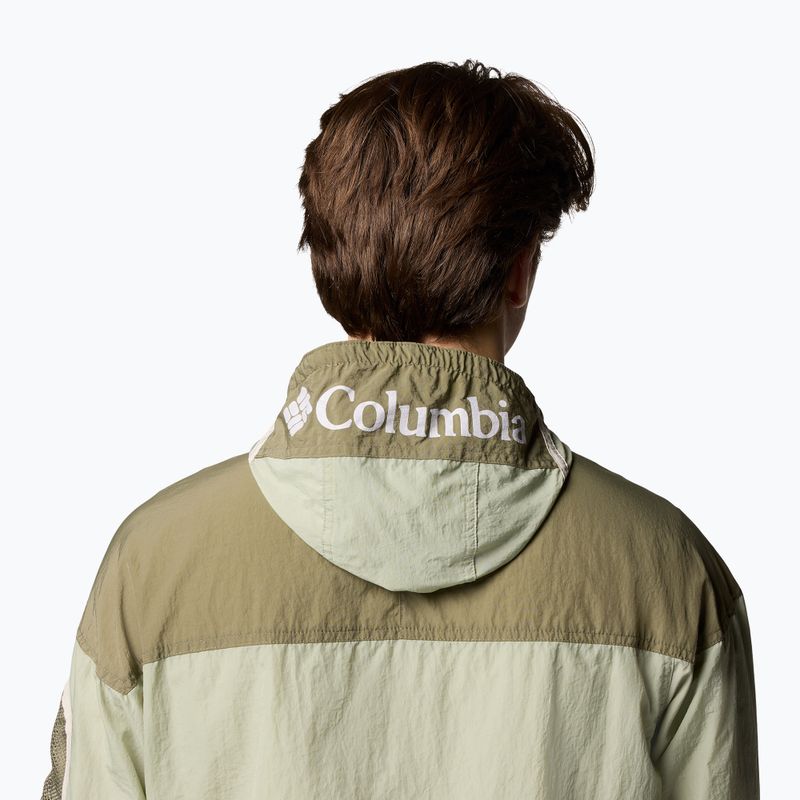 Мъжко ветроустойчиво яке Columbia Challenger II Windbreaker safari/stone green 6