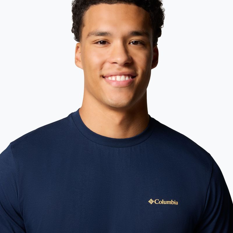 Мъжка тениска Columbia Kettle River Back Graphic Tee collegiate navy 4