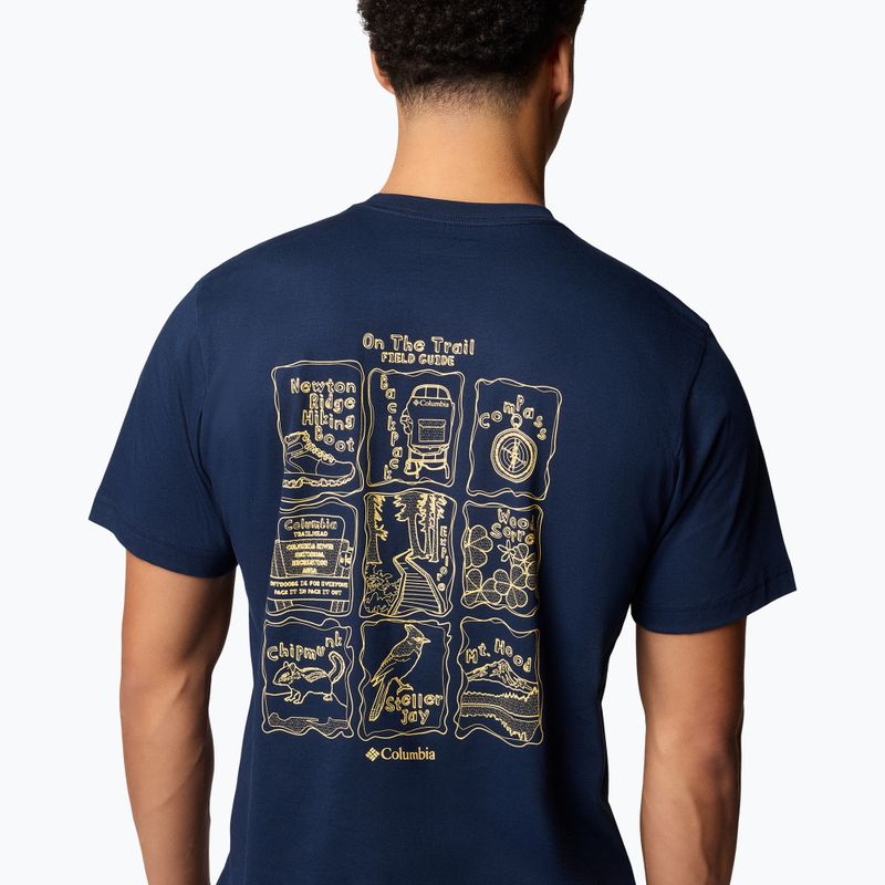 Мъжка тениска Columbia Kettle River Back Graphic Tee collegiate navy 5