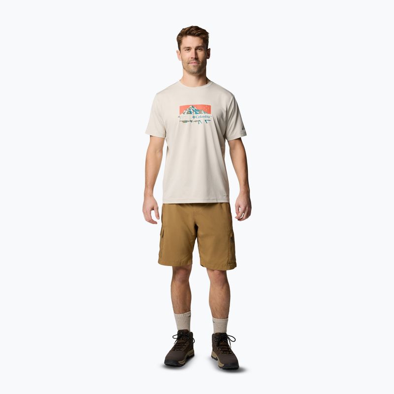 Мъжка тениска Columbia Ice Lake II SS Tee dark stone/peak direction 2