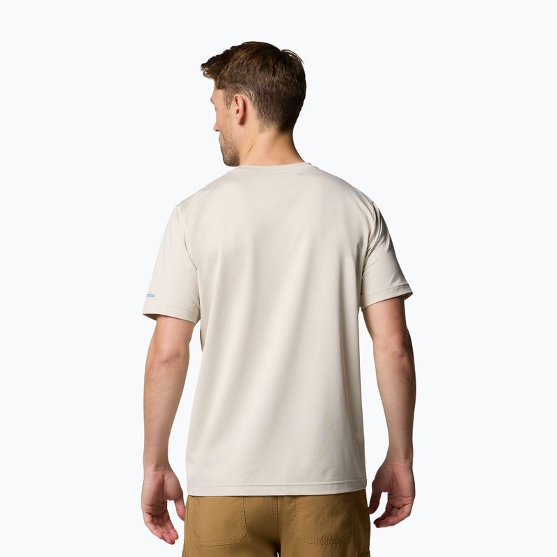 Мъжка тениска Columbia Ice Lake II SS Tee dark stone/peak direction 3
