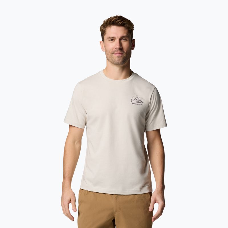Мъжка тениска Columbia Tunnel Valley Graphic Tee dark stone/naturally inclined