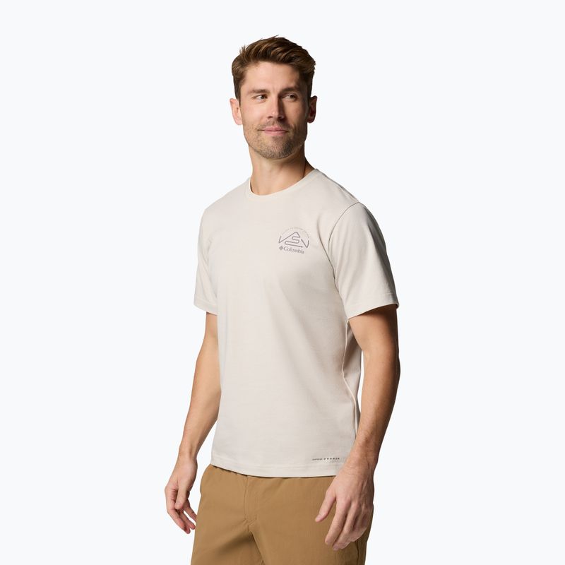 Мъжка тениска Columbia Tunnel Valley Graphic Tee dark stone/naturally inclined 4