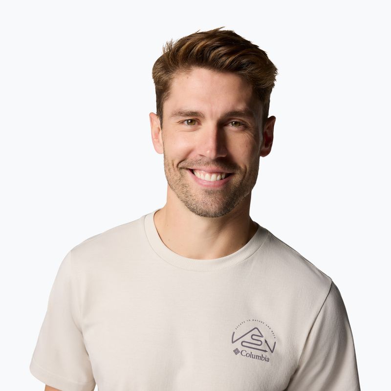 Мъжка тениска Columbia Tunnel Valley Graphic Tee dark stone/naturally inclined 5