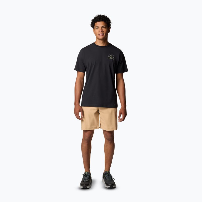 Мъжка тениска Columbia Tunnel Valley Graphic Tee black/naturally inclined 2