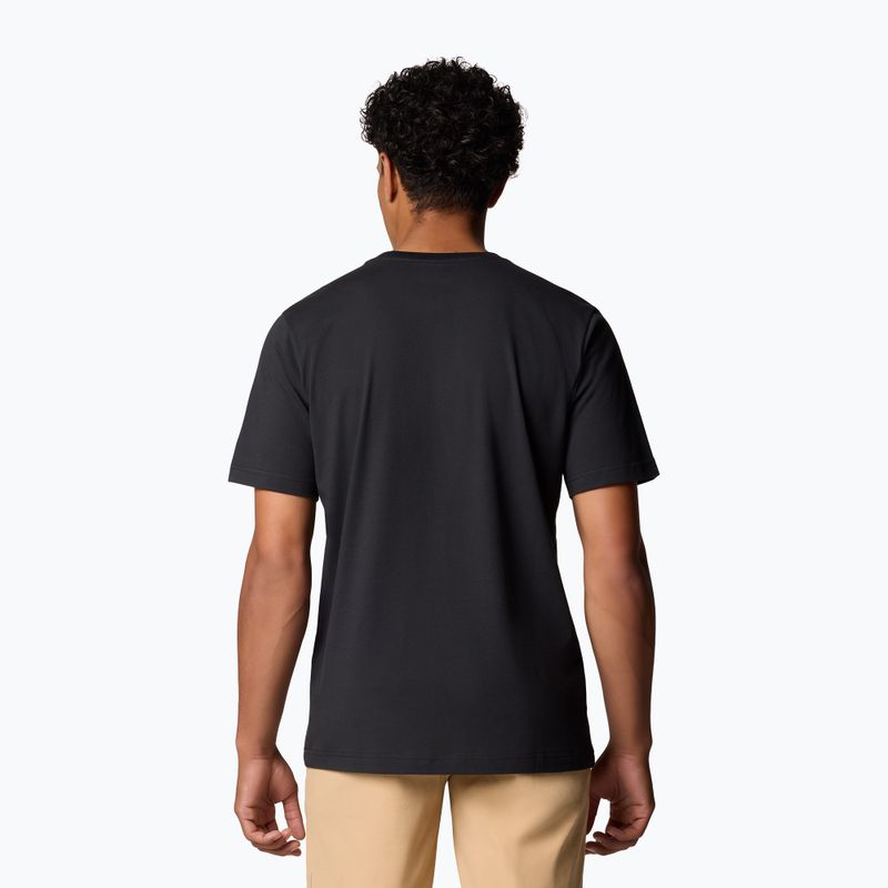 Мъжка тениска Columbia Tunnel Valley Graphic Tee black/naturally inclined 3