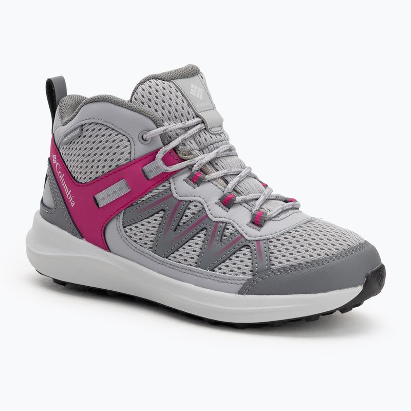 Columbia Youth Peakfreak Rush Mid Waterproof ti grey steel/teal детски туристически обувки