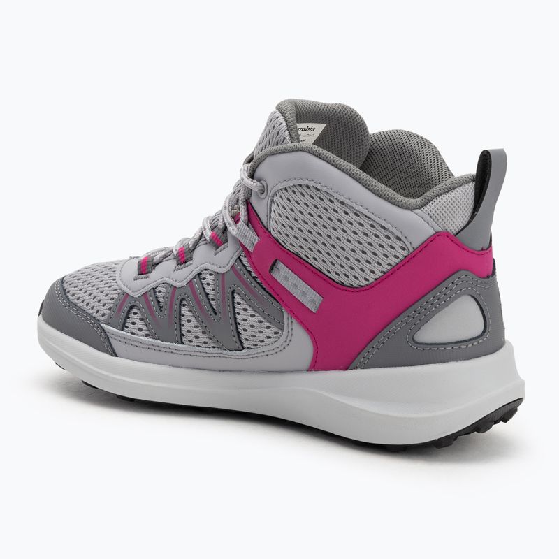 Columbia Youth Peakfreak Rush Mid Waterproof ti grey steel/teal детски туристически обувки 3