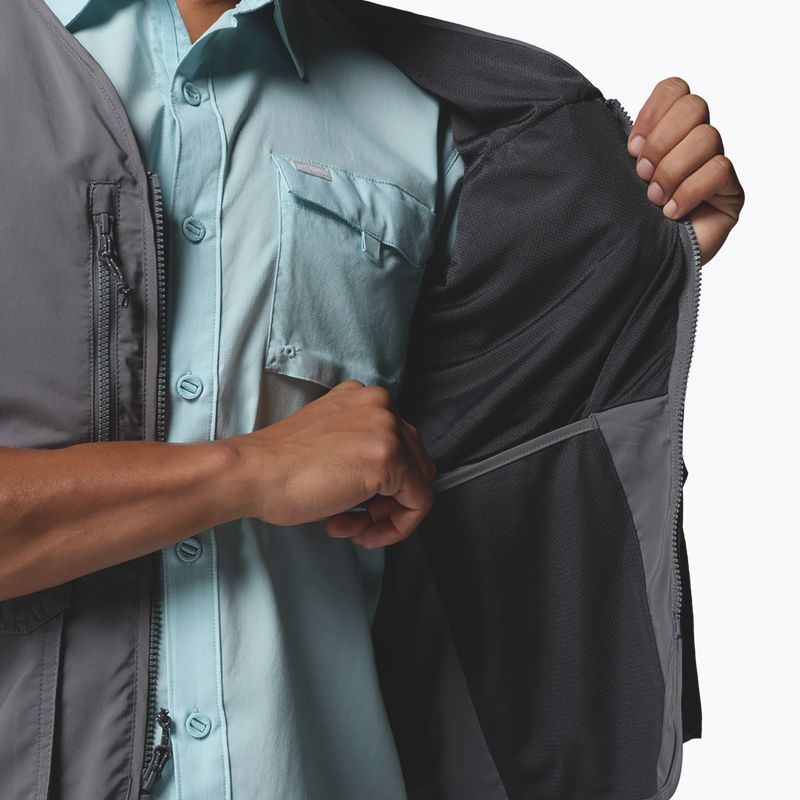 Мъжки елек за трекинг Columbia Silver Ridge Utility city grey 10