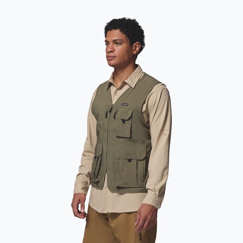 Mъжки елек за трекинг Columbia Silver Ridge Utility stone green 5